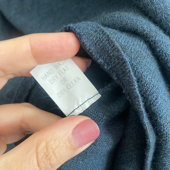 Vintage 90s Y2K Joan Vass Two Piece Skirt Outfit Polo Sweater Maxi Skirt Minimal - Picture 11 of 13